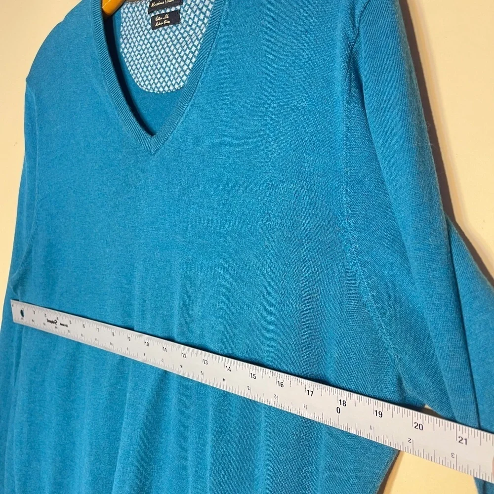 Blue V-Neck Sweater